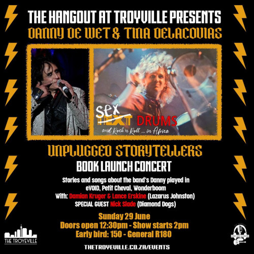 LIVE - DANNY DE WET + TINA DELACOVIAS - BOOK LAUNCH CONCERT