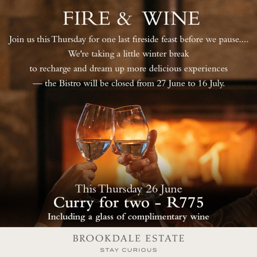 Fire and Wine | Curry Night for 2 | 26 June