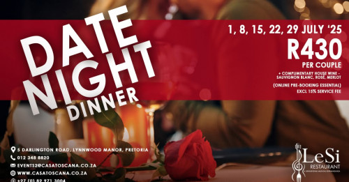 Date Night Dinner Tuesdays - July 2025