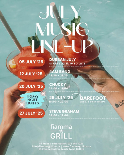 July Music Line-Up