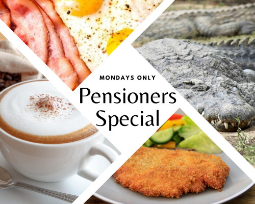 Pensioners Special - Mondays Only