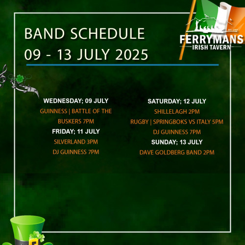 Gig Guide at Ferryman's Tavern