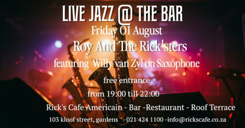 Live Jazz at The Bar this Friday