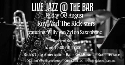 Live Jazz this Saturday at Ricks Cafe