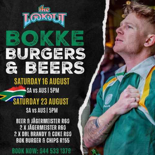 BOKKE, BURGERS & BIG HITS!