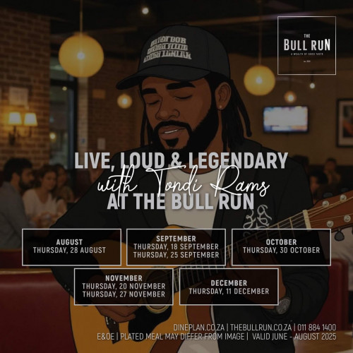 Live, Loud & Legendary with Tondi Rams - Thursdays at The Bull Run