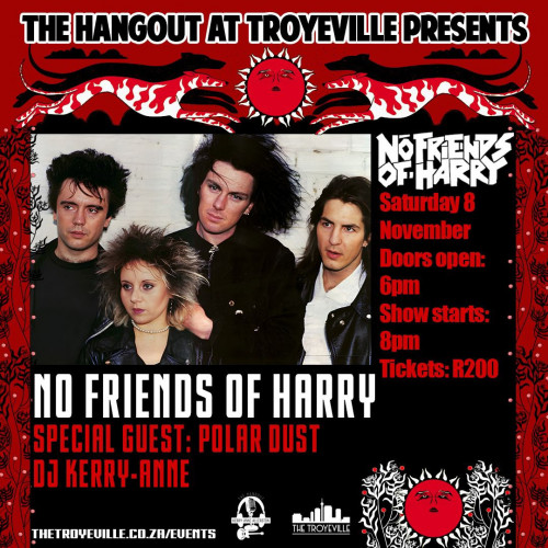 LIVE -  NO FRIENDS OF HARRY & POLAR DUST + DJ KERRY-ANNE 