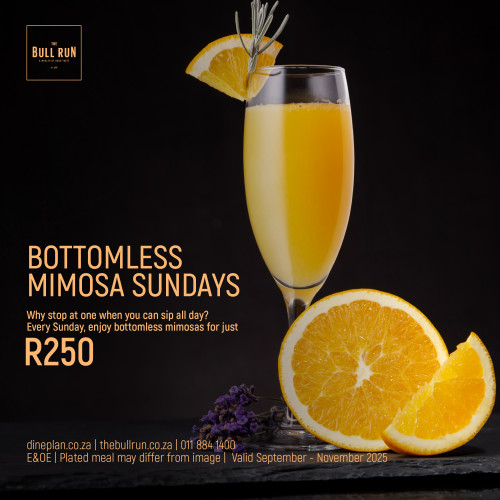 BOTTOMLESS MIMOSA SUNDAYS