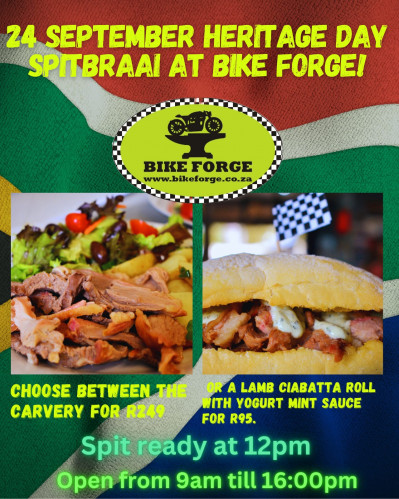 Heritage Day Spit Braai at Bike Forge