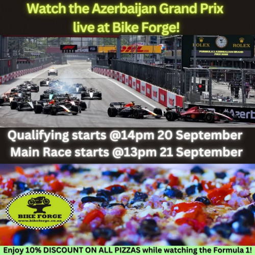 Azerbaijan Grand Prix LIVE at Bike Forge