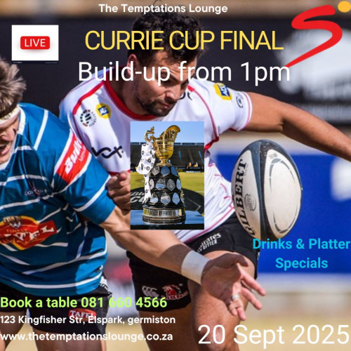 Currie Cup Final live on big screen 
