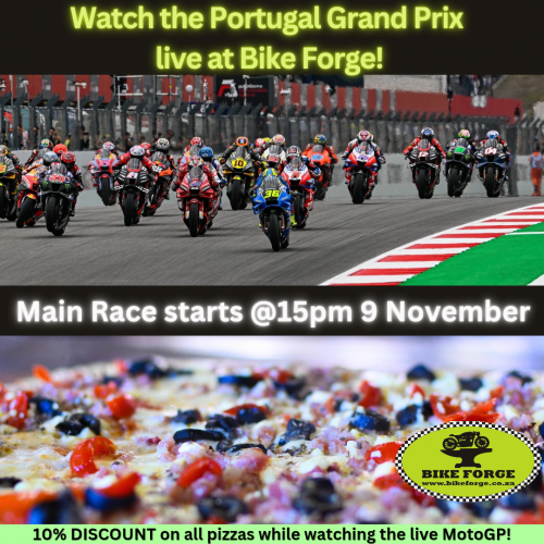 Feel the thrill of MotoGP live at Bike Forge this Sunday!