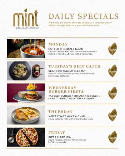 Daily Specials 