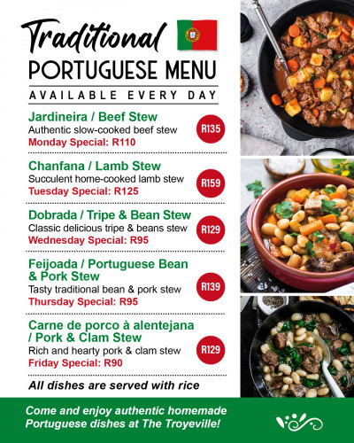 SPECIAL - Traditional Portuguese Menu