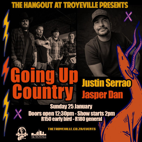 LIVE - GOING UP COUNTRY WITH JASPER DAN AND JUSTIN SERRAO