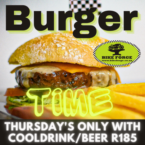 Thursday Bike Forge Burger Special 