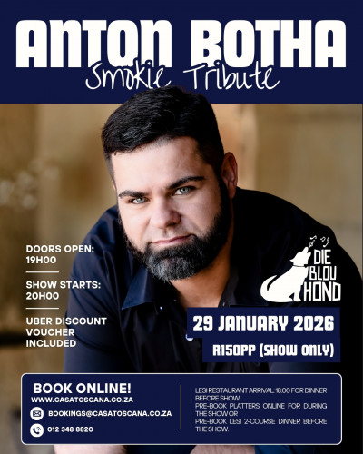 Anton Botha at Die Blou Hond