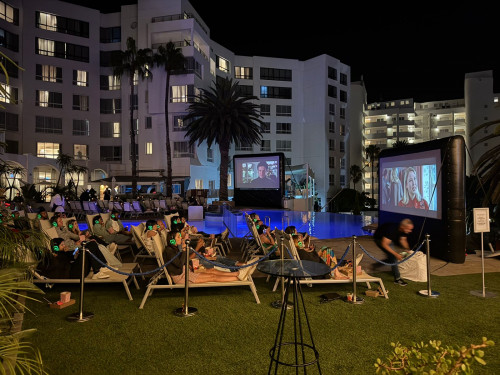 Valentine’s Day Dinner and Open-Air Silent Cinema Experience