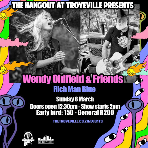 LIVE - WENDY OLDFIELD & FRIENDS + RICH MAN BLUE