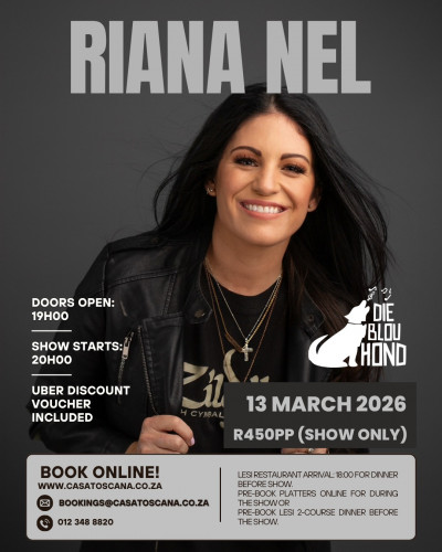 Riana Nelson at Die Blou Hond