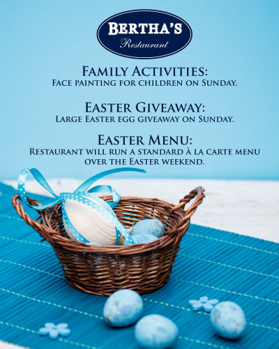 Easter by the sea at Bertha’s Restaurant