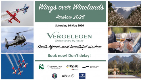 Wings Over Winelands Airshow – 16 May 2026