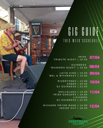 Gig Guide at Ferryman's Tavern