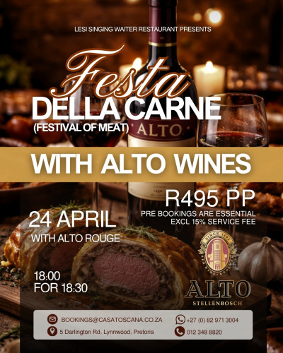 Alto Wine Gourmet Pop-Up Evening