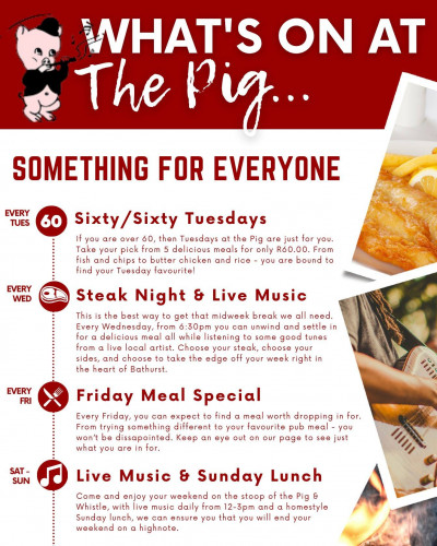 What's On at The Pig