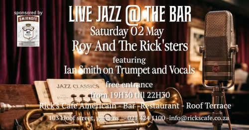 Live Jazz this Saturday at Ricks Cafe