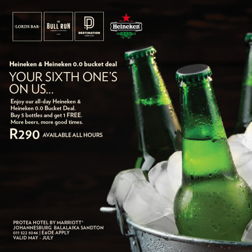 Heineken & Heineken 0.0 bucket deal