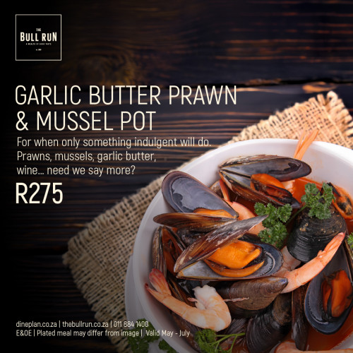 GARLIC BUTTER PRAWN & MUSSEL POT