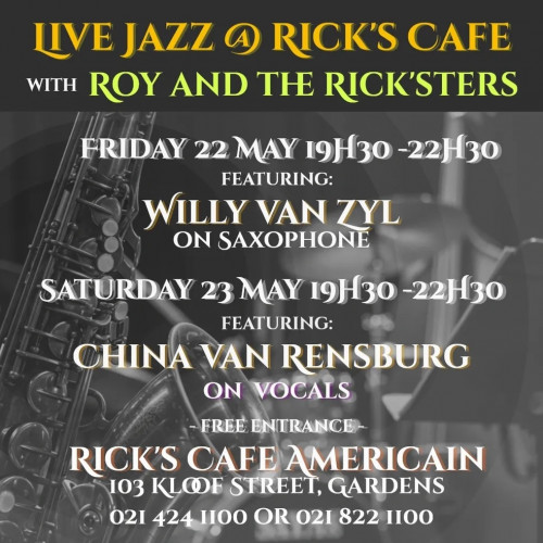 Live Jazz with Roy and Rik'sters!