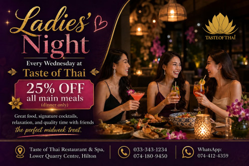 Ladies Night - Wednesdays at Taste of Thai