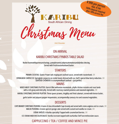 Celebrate Christmas 2026 at Karibu! 