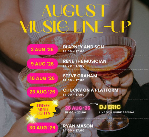 August Music Lineup