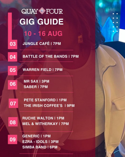 Quay Four Gig Guide