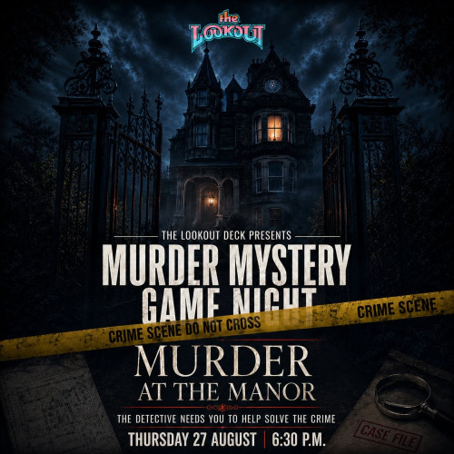 Murder Mystery Game Night at the Lookout Deck