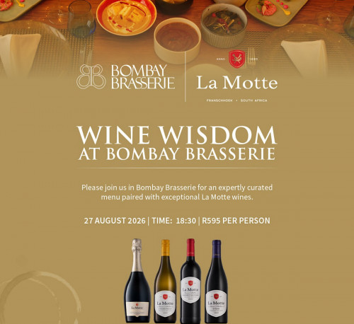 Bombay Brasserie Wine Wisdom Dinner with La Motte