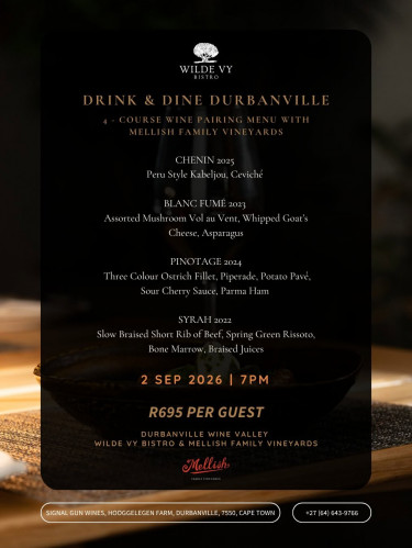 Drink & Dine Durbanville x Wilde Vy