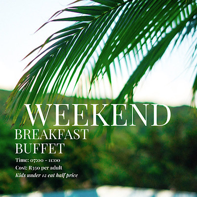 Weekend Breakfast Buffet