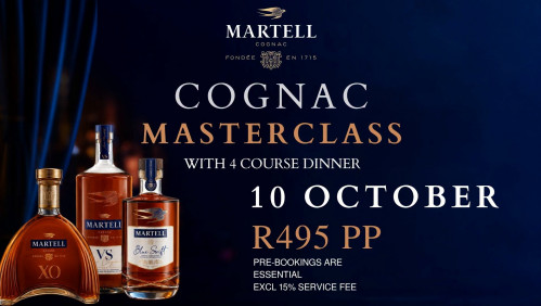 Martell Cognac Masterclass with Dinner