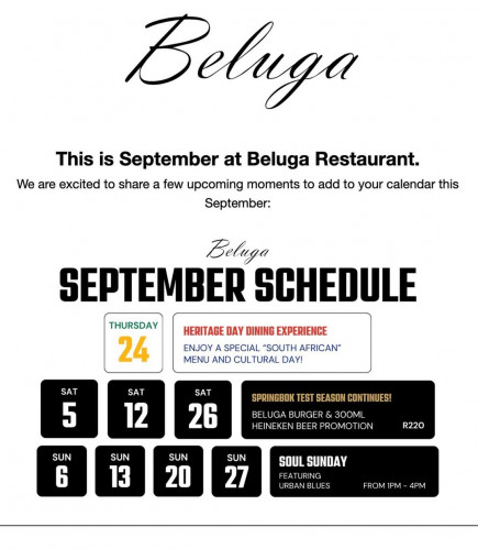 This September at Beluga