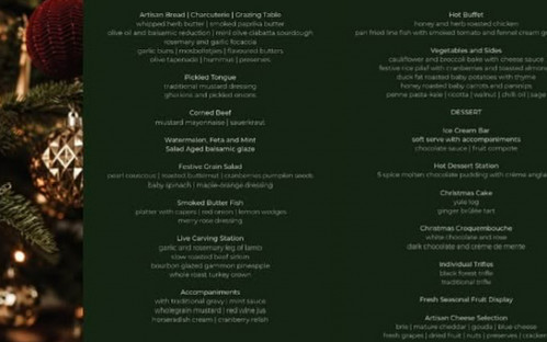Christmas Lunch Buffet