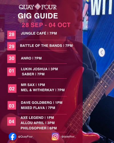 Quay Four Gig Guide