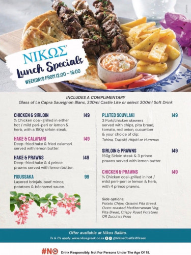 Nikos Lunch Specials