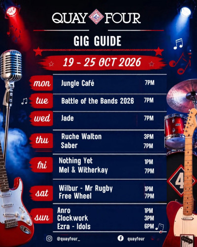 Quay Four Gig Guide
