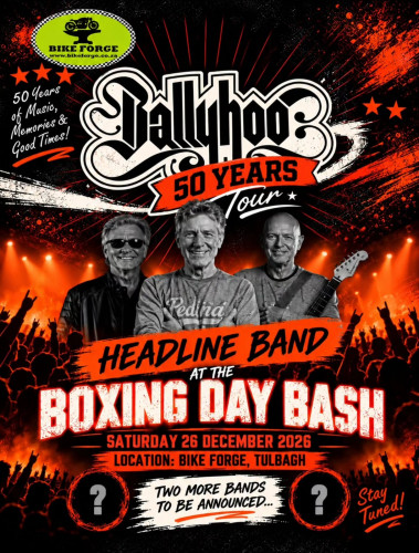 Ballyhoo’s 50 Years Tour is coming to Bike Forge!