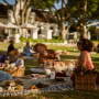 Relaxing picnics on the lawn!