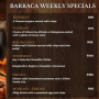 Barraca Weekly Specials